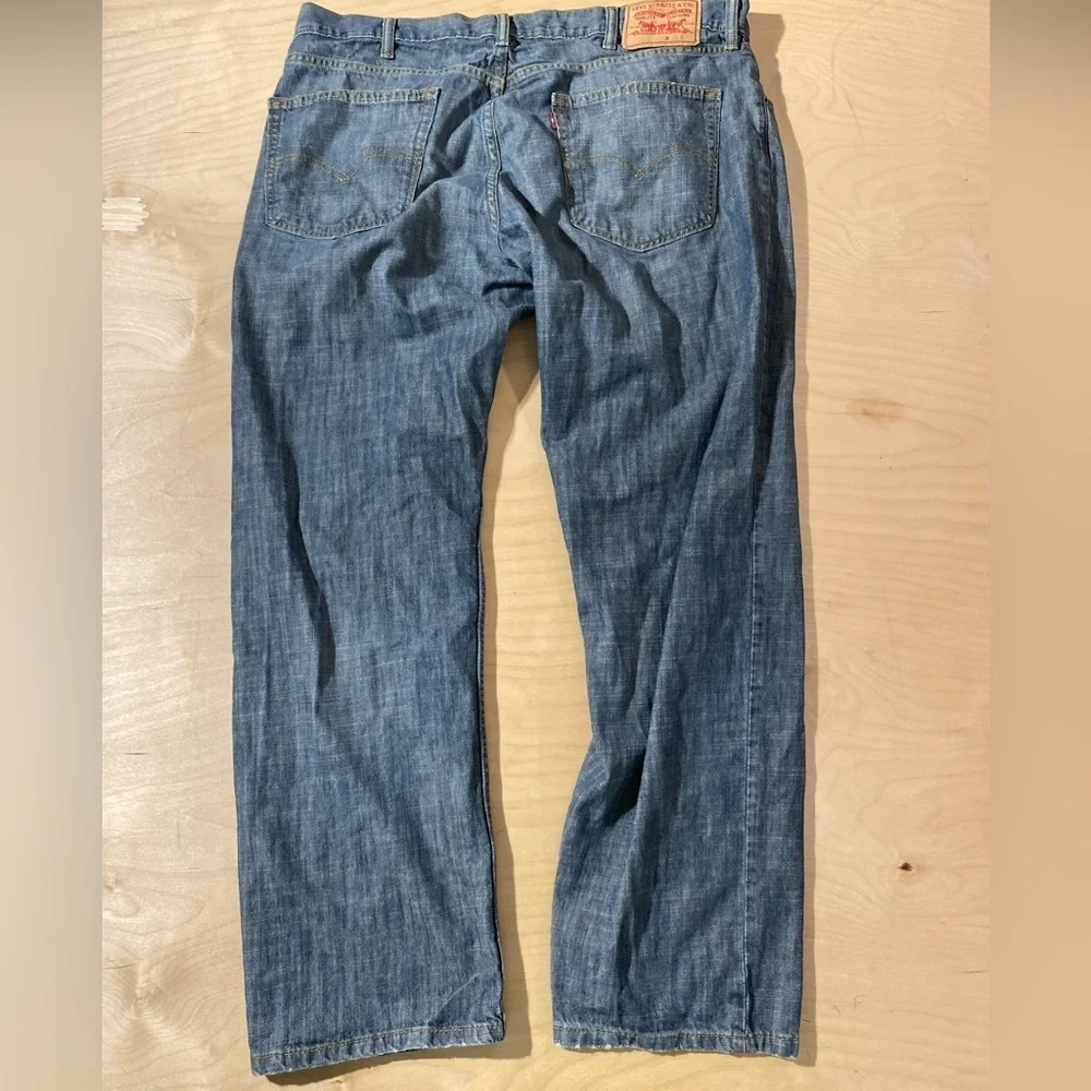 Levi's Relaxed Fit Straight Denim 559 Jeans - Classic Blue 40 x 32 (D)